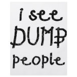 I See Dumb People flyers