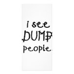 I See Dumb People rack cards