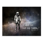I see no god up here post cards