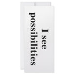 "I see possibilities" Intention Card rack cards