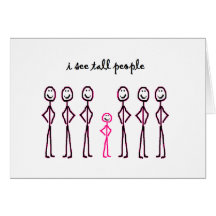 I See Tall People Card