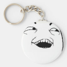 I See What You Did Comic Face Keychain