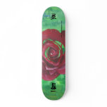 "I See You" Rose with eyeball skateboard