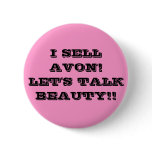 I SELL AVON! LET'S TALK BEAUTY!! buttons