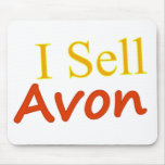 I Sell Avon White Background mousepads
