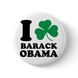 I Shamrock Barack Obama Button
