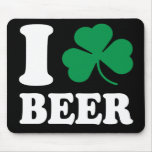 I Shamrock Beer mousepads