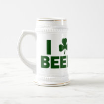 I Shamrock Beer Mugs