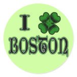 I Shamrock Boston Sticker