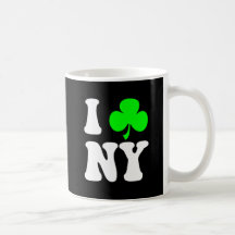 I shamrock NY Mugs