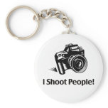 I Shoot People Photographer keychains
