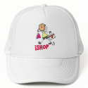 I SHOP Stick Figure T-Shirts & Gifts hats