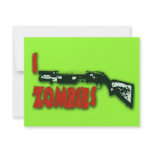 I SHOTGUN ZOMBIES invitations