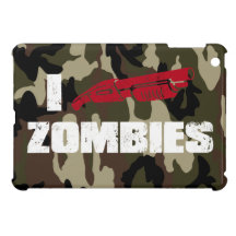 i shotgun zombies iPad mini case