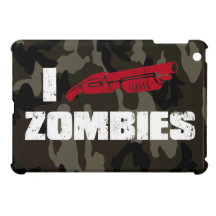 i shotgun zombies iPad mini cover