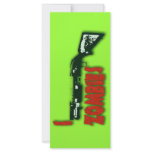 I SHOTGUN ZOMBIES rack cards