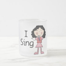 I Sing Female Tshirts and Gifts Mug
