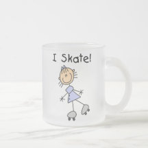 I Skate Girl Roller Skater Coffee Mug