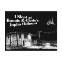 I slept at Bonnie & Clyde's Joplin Hideout Post Card