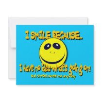 I SMILE BECAUSE...V1