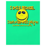 I SMILE BECAUSE...V1 flyers