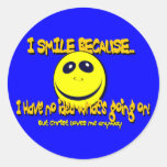 I SMILE BECAUSE...V1 STICKERS