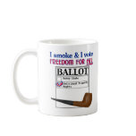 I Smoke And I Vote Large Mug