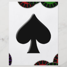 I Spade Poker Flyer