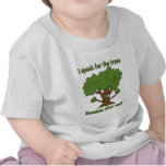 I speak for the trees t-shirts