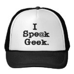 I Speak Geek Mesh Hats
