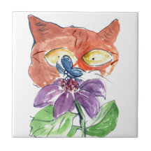 I Spy a Butterfly.... Tile
