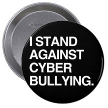 I STAND AGAINST CYBER BULLYING PIN