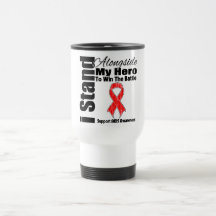 I Stand Alongside My Hero AIDS Mug