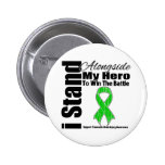 I Stand Alongside My Hero Traumatic Brain Injury Buttons