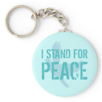 I Stand for Peace Key Chains