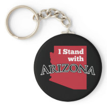 I Stand With Arizona Key Chains