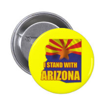 I stand with Arizona Pin