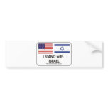 I stand with Irael bumper stickers