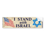 "I Stand with Israel" bumper stickers