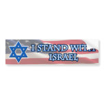 I Stand With Israel bumper stickers