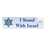 I Stand With Israel bumper stickers