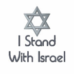 I Stand With Israel embroidered shirts