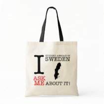 I Studied Abroad in Sweden Tote Canvas Bag