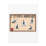 I Study Abroad postcards