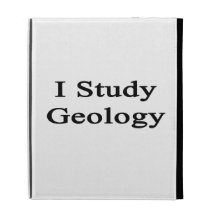 I Study Geology iPad Folio Cases
