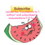 "I Subscribed" Sticker