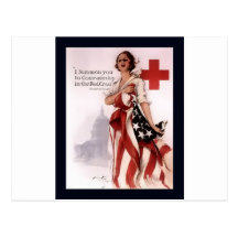 I Summon You To Comradeship In The Red Cross~WW I Post Card