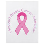 I Support Breast Cancer Awareness Custom Flyer