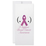 i support breast cancer awareness rack cards