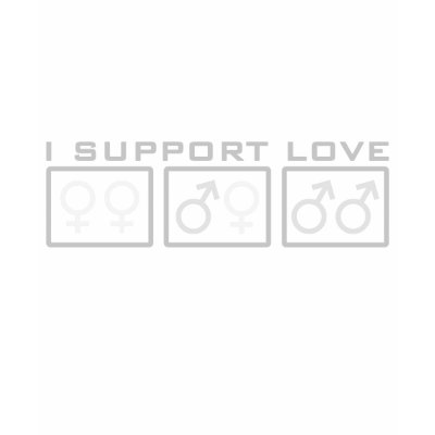 I Support Love Tshirt by EMDesigns
